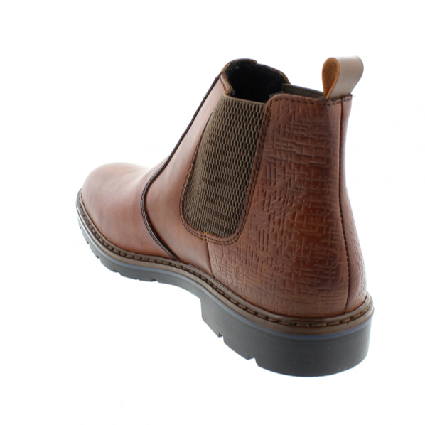RIEKER CHELSEA BOOT BROWN PULL ON F3553