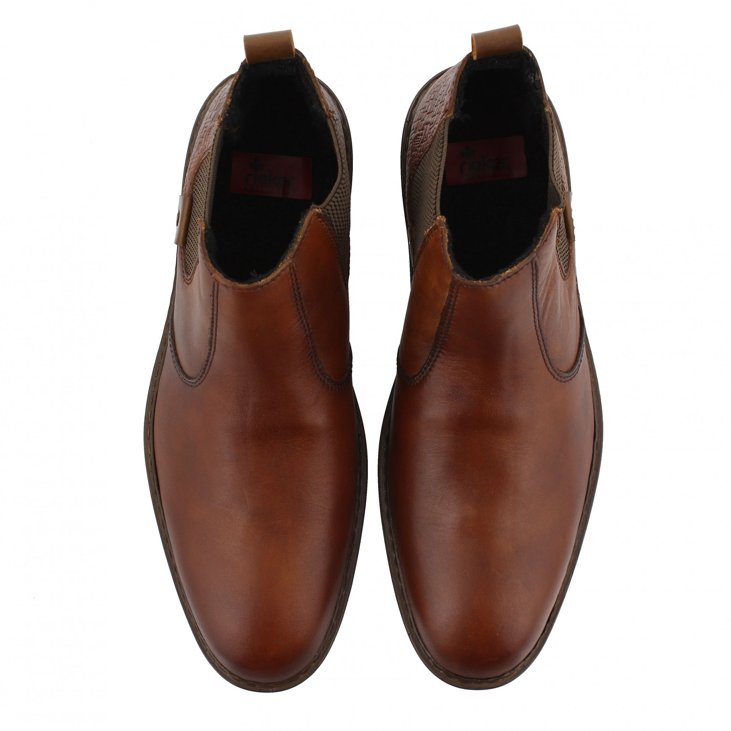 RIEKER CHELSEA BOOT BROWN PULL ON F3553