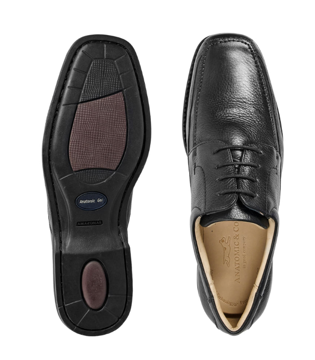 Anatomic & Co LACE UP SHOE Goias BLACK leather
