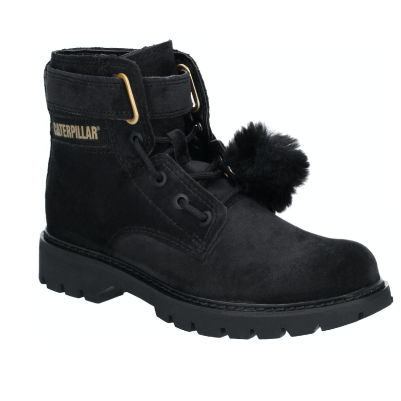 CAT ANKLE boot CONVERSION Black VELVET