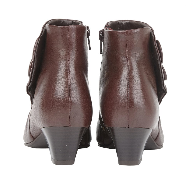 Lotus Ankle Boot Prancer Burgundy leather