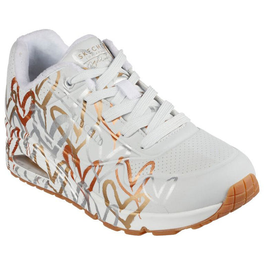 Skechers Women's Trainer x JGoldcrown: Uno155523 WHITE