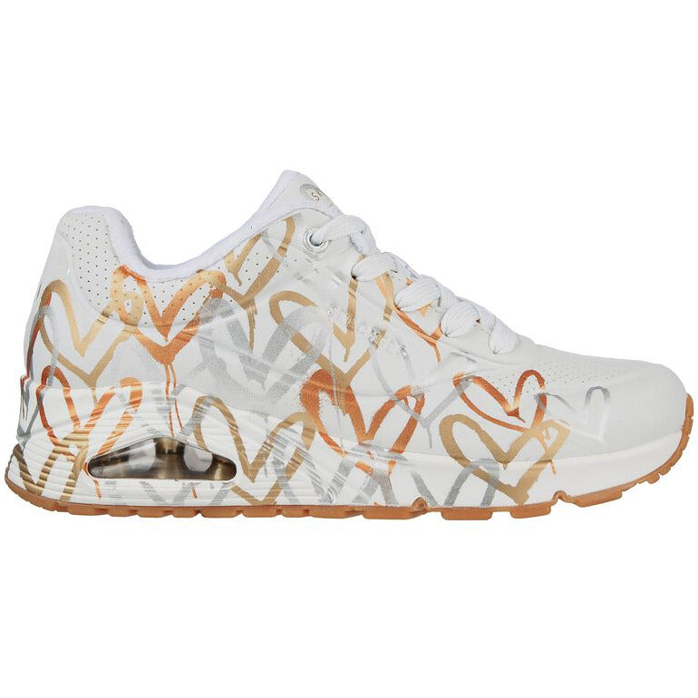 Skechers Women's Trainer x JGoldcrown: Uno155523 WHITE