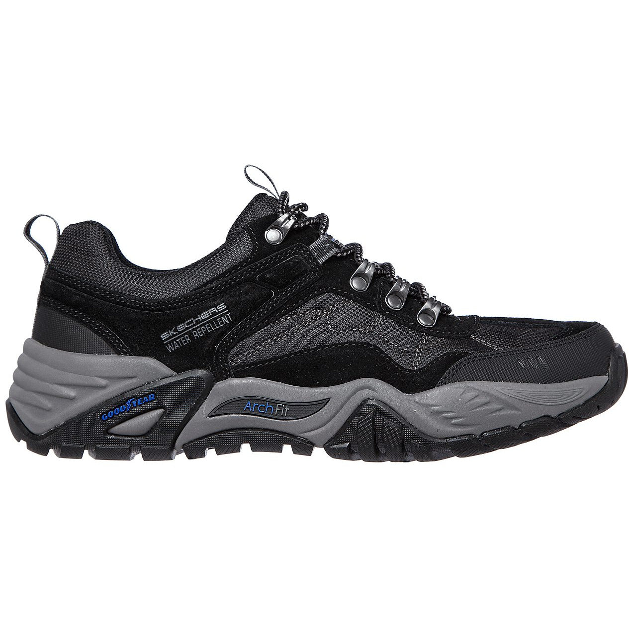 Skechers Men's Trainer with Arch-fit and laces 204411 BLACK 204411blk