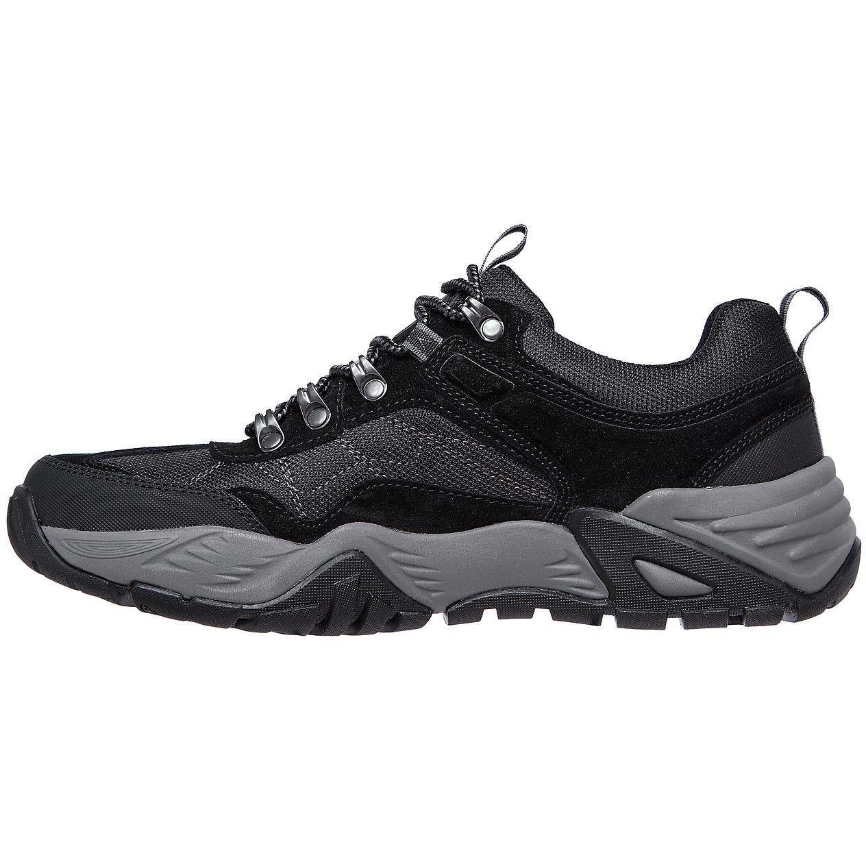 Skechers Men's Trainer with Arch-fit and laces 204411 BLACK 204411blk