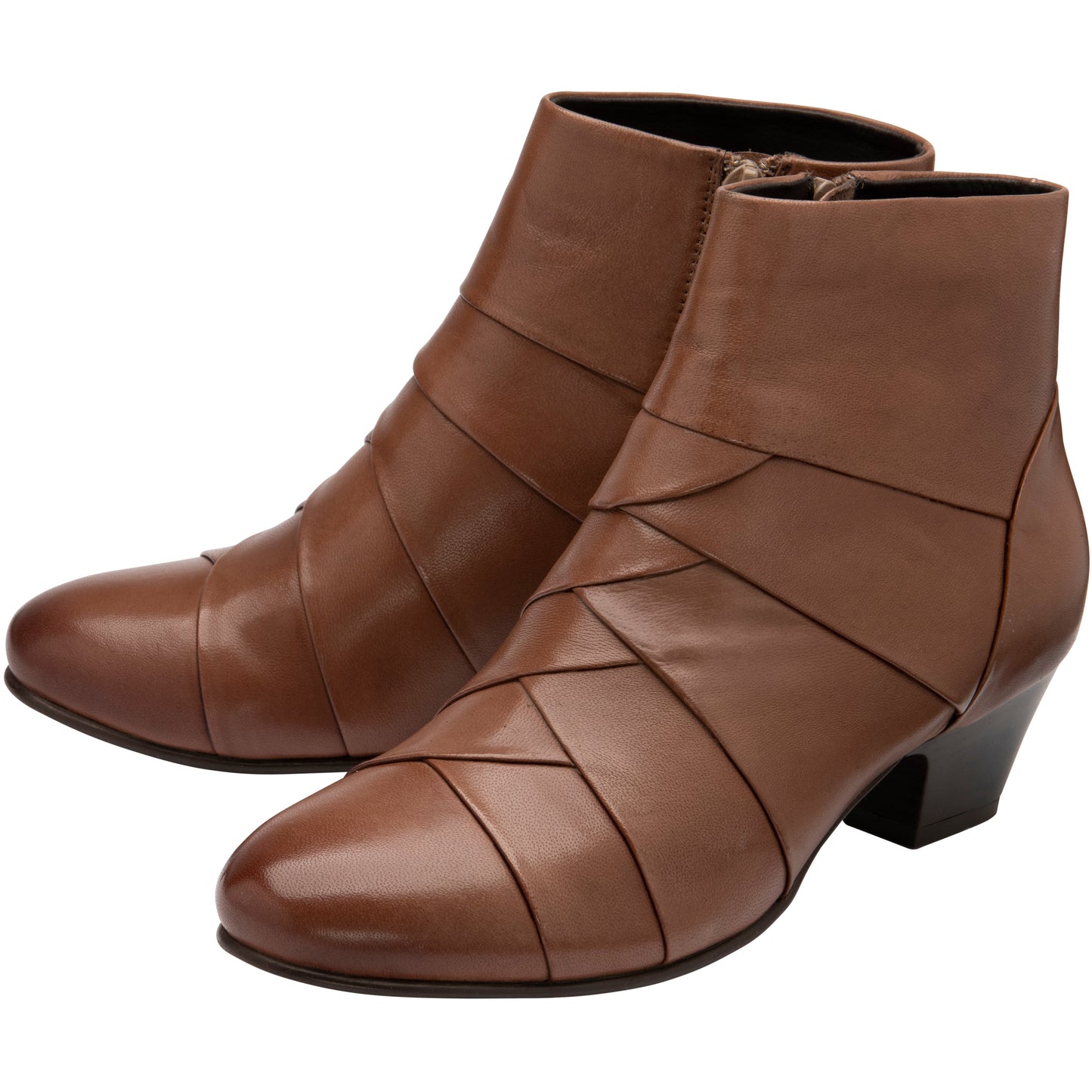 Lotus Ankle Boot Tara TAUPE Leather