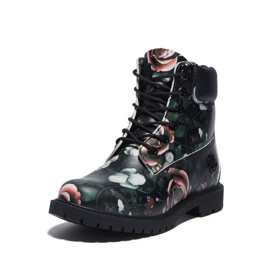 Timberland Ladies Classic Hiker 6 Inch Prem Floral BLACK