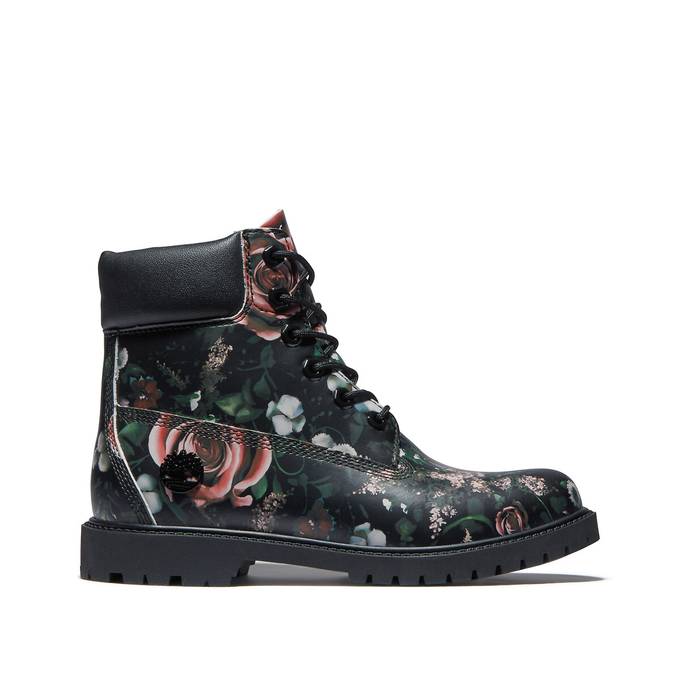 Timberland floral hot sale boots