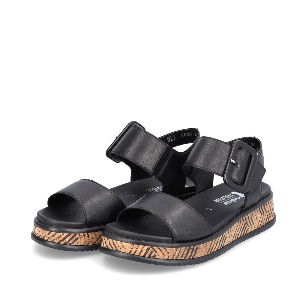 Rieker Sandal BLACK W0800-00