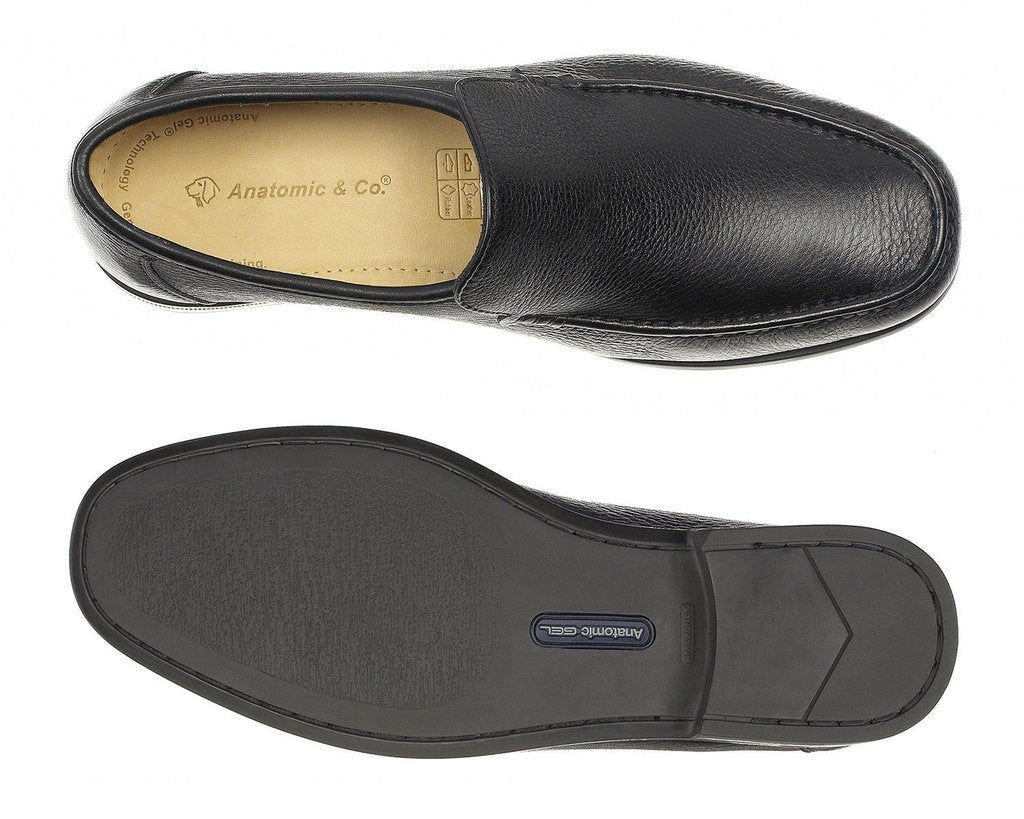 Anatomic Torress moccasin shoe Black Leather