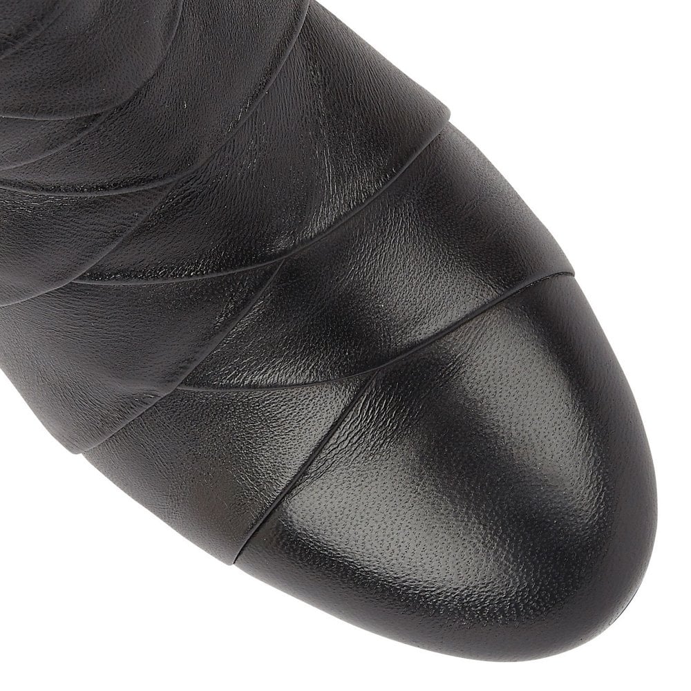 Lotus Ankle Boot Tara Black leather with Zip