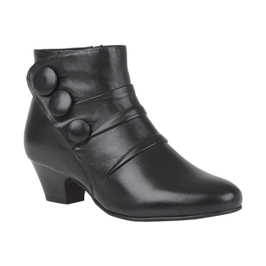 Lotus Ankle Boot Prancer Black Leather