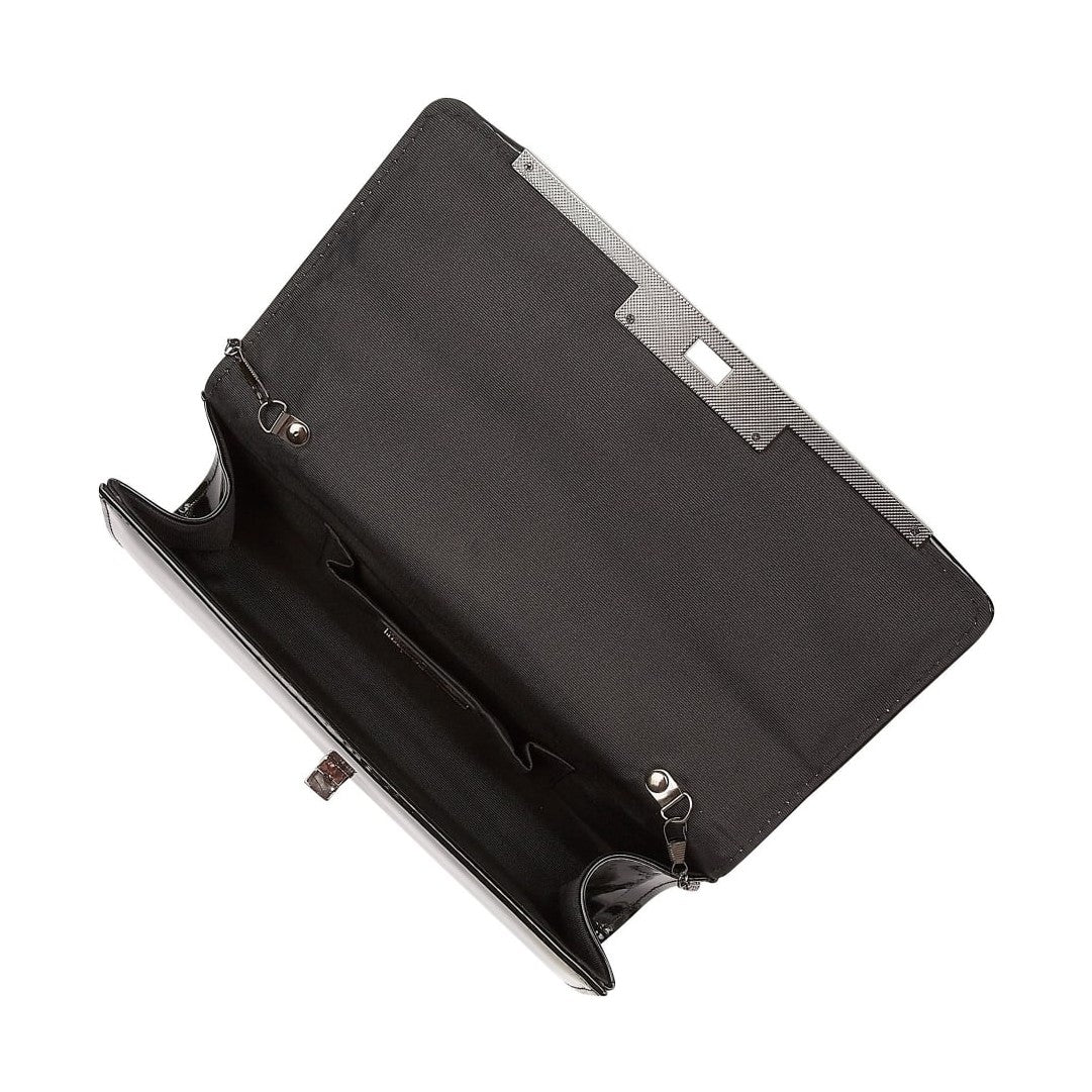 Lotus Black Zonda Handbag to match Aubrey and Marianna Shoes