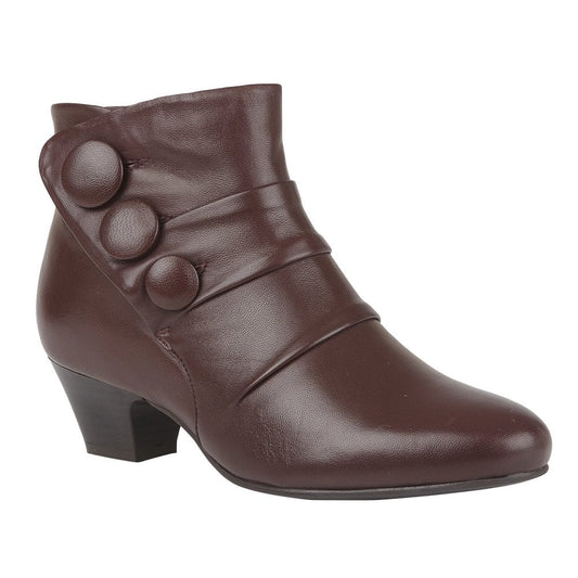 Lotus Ankle Boot Prancer Burgundy leather