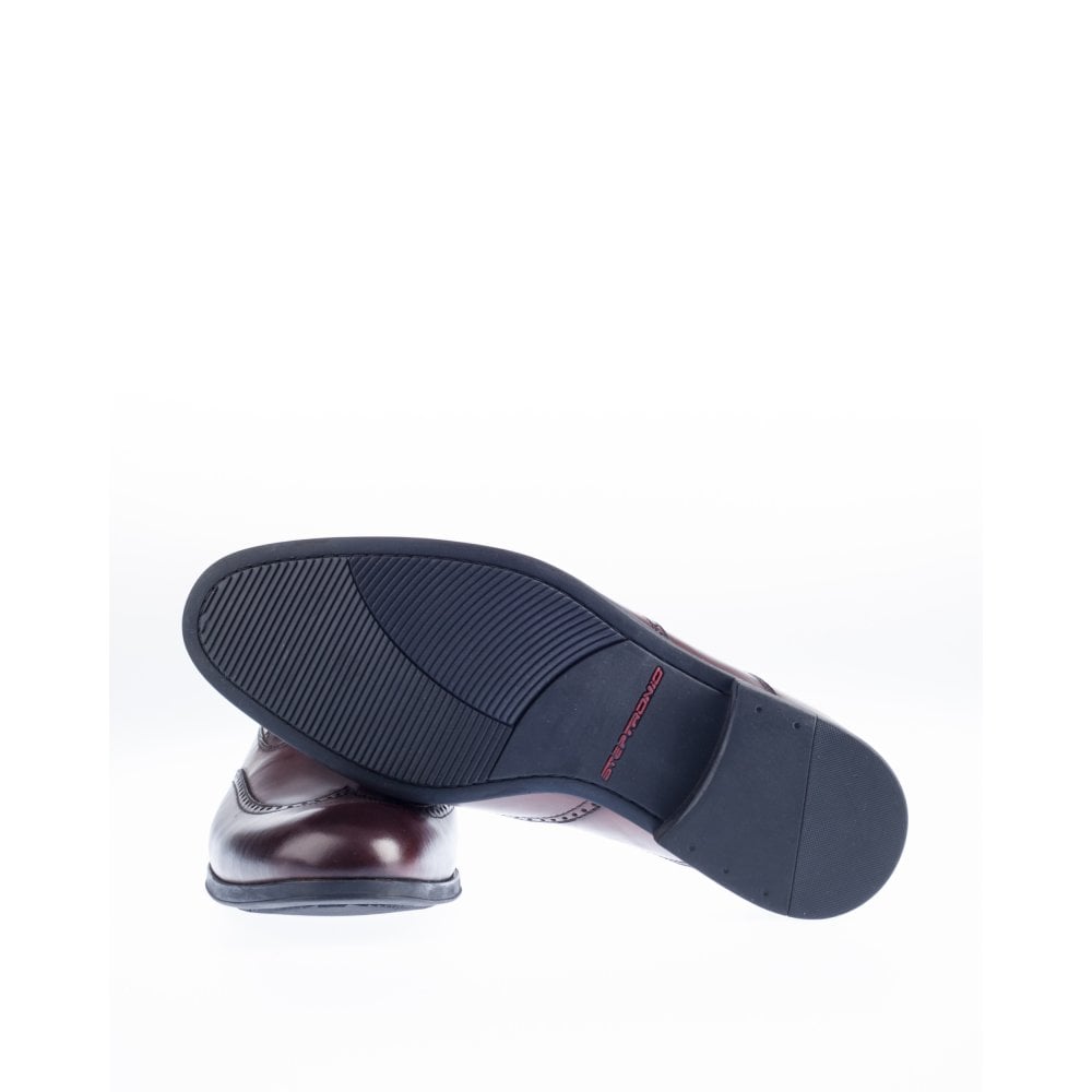 Steptronic BROGUE SHOE Burgos Brown Soft Leather wing cap Formal