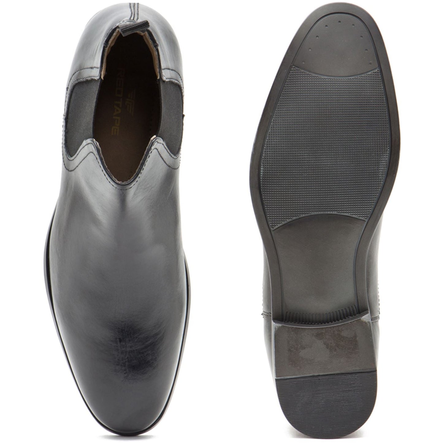 Thomas Crick Beeston BLACK Leather Chelsea Boot