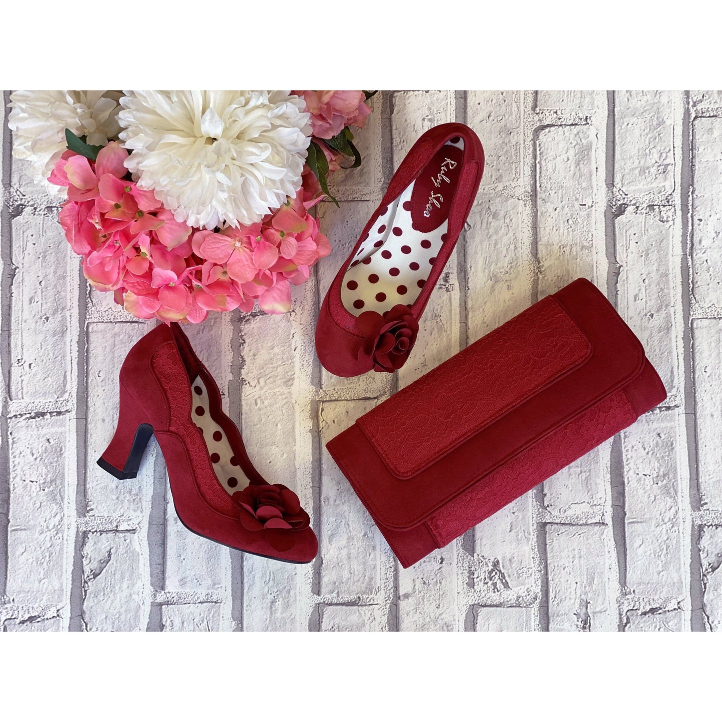 Ruby Shoo Tirana CRIMSON .