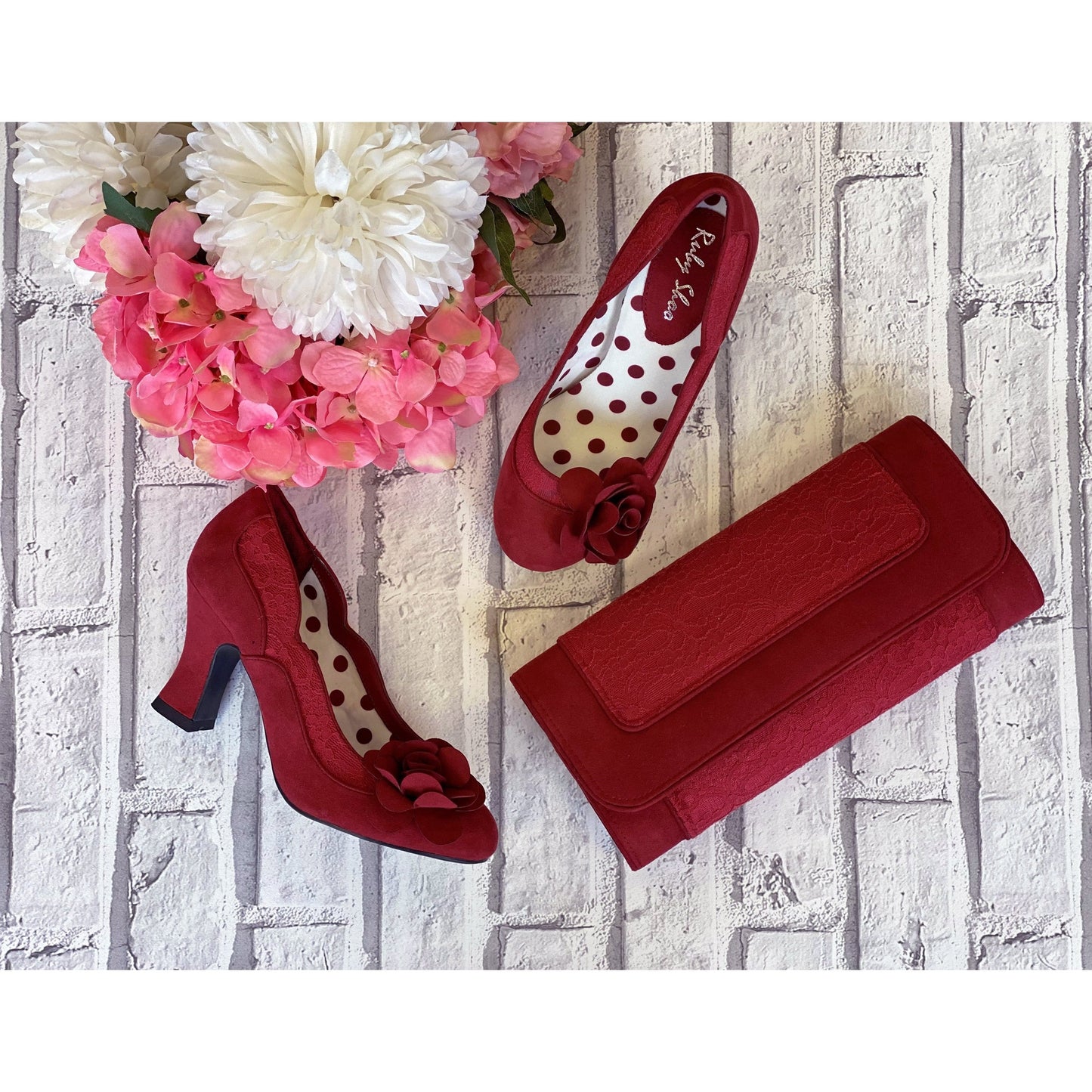 Ruby Shoo Tirana CRIMSON .
