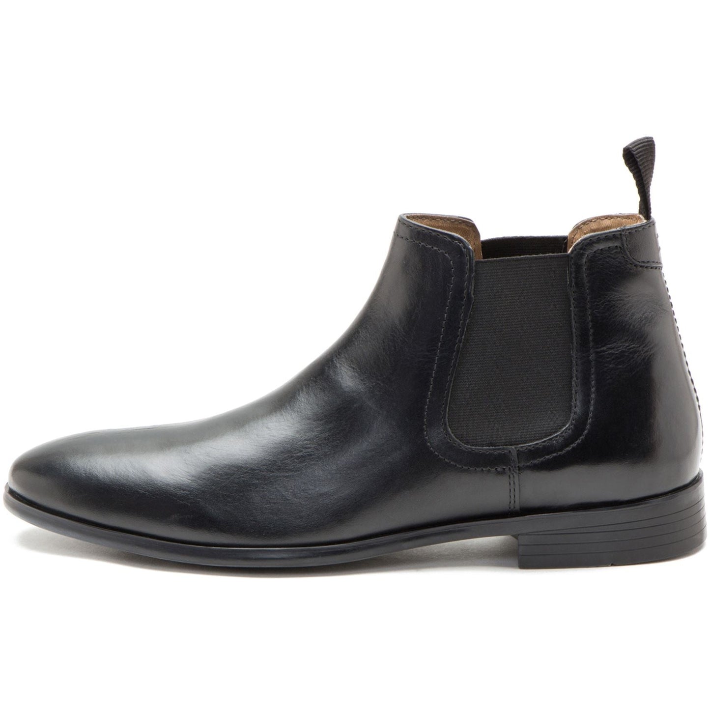 Thomas Crick Beeston BLACK Leather Chelsea Boot