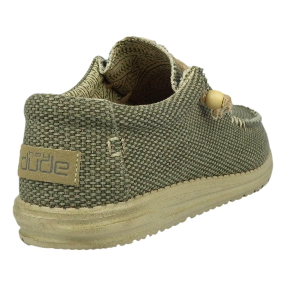 Hey Dudes Wally Braided ARMY D1400033VE A.G. Meek