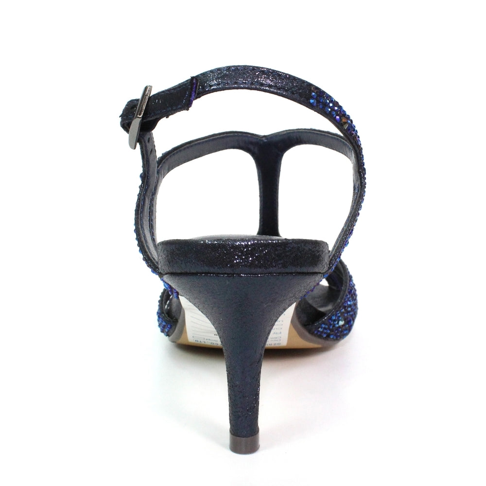 Lunar Dress Sandal Francie NAVY Gemstone FLR524PW Matching bag available