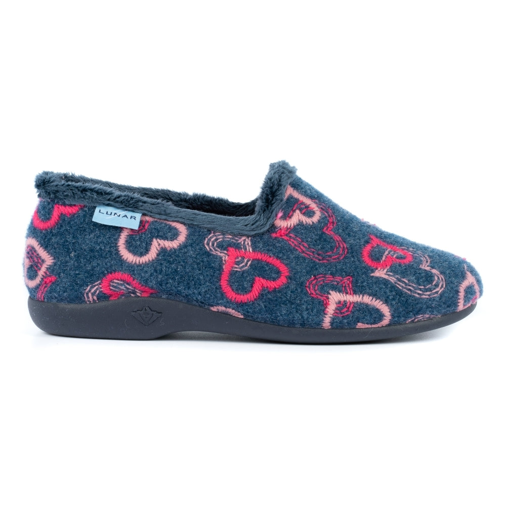 Lunar Ladies Slipper Jolly NAVY KLA147