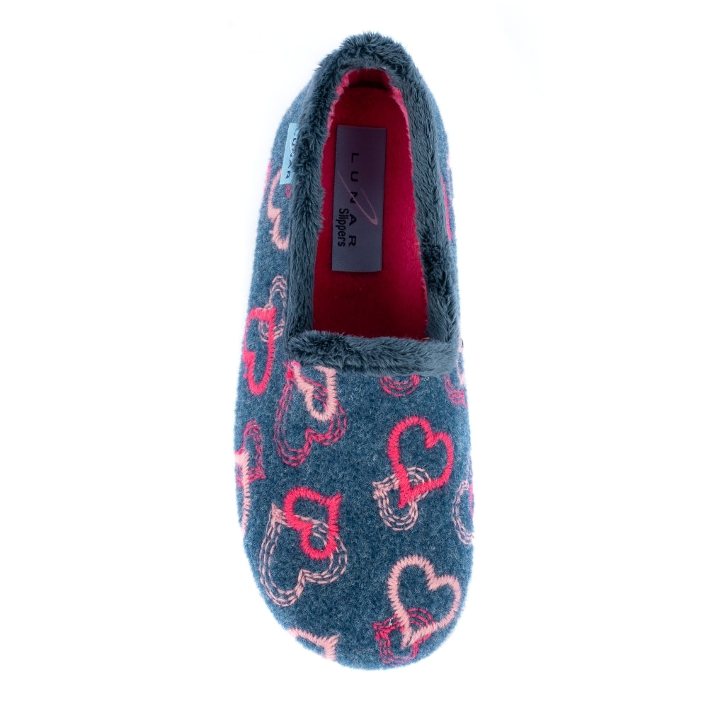 Lunar Ladies Slipper Jolly NAVY KLA147