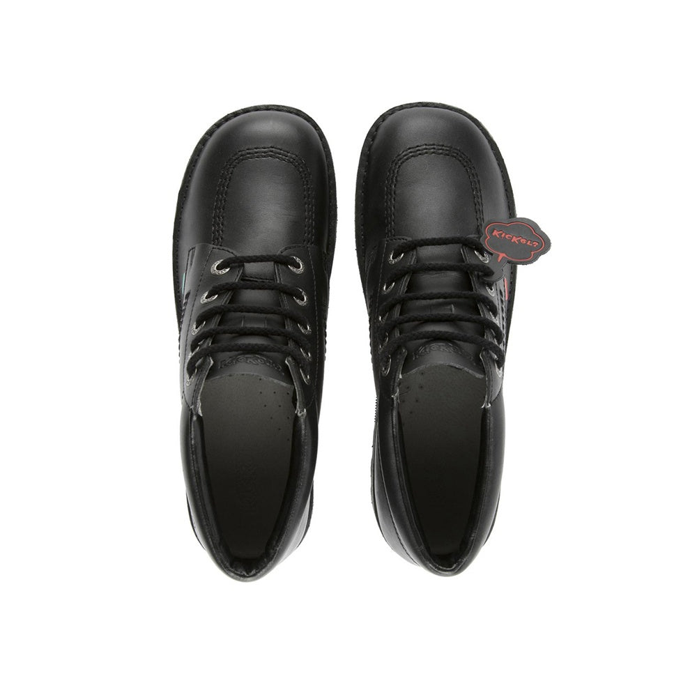 Kickers Kick Hi J/Y 31-39 Classic BLACK LEATHER Boot