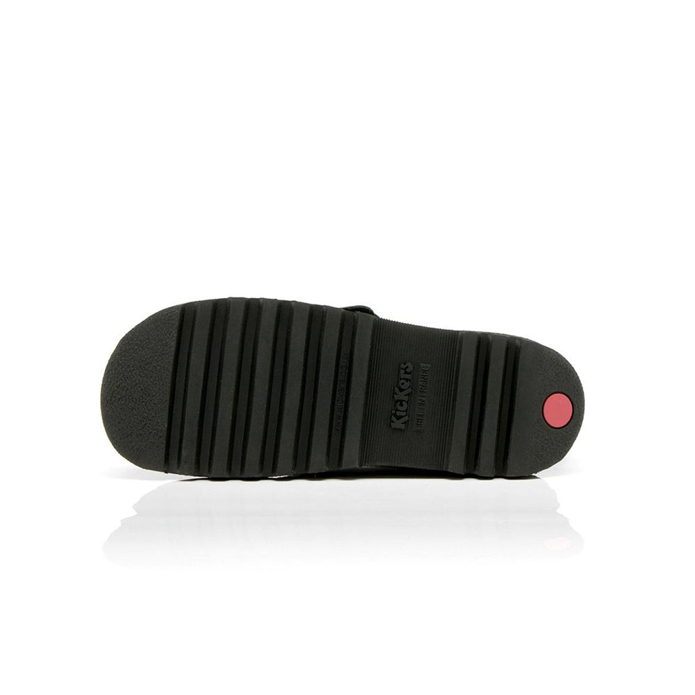 Kickers Kick Hi J/Y 31-39 Classic BLACK LEATHER Boot
