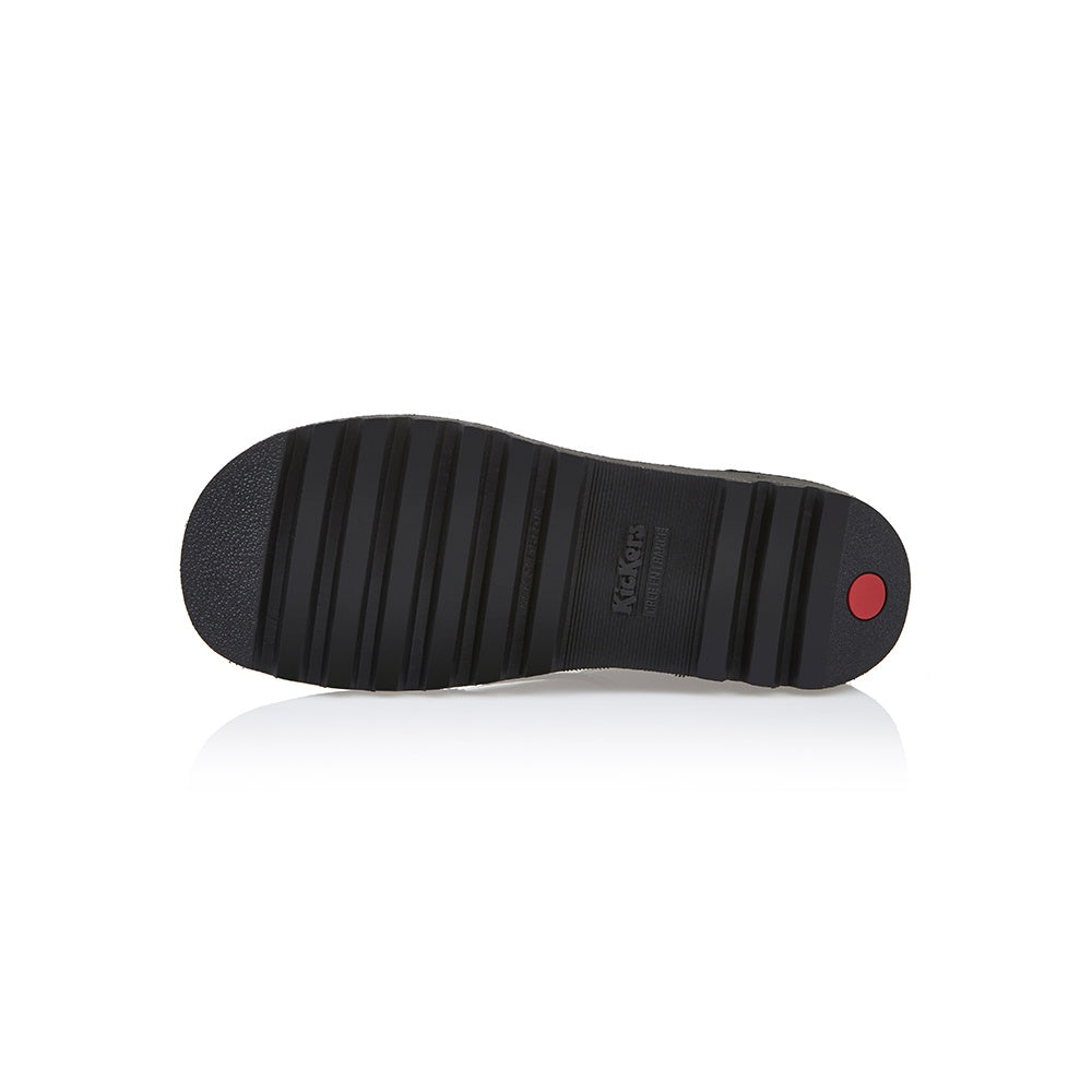 Kickers Kick Lo J/Y BLACK Leather Classic Shoe