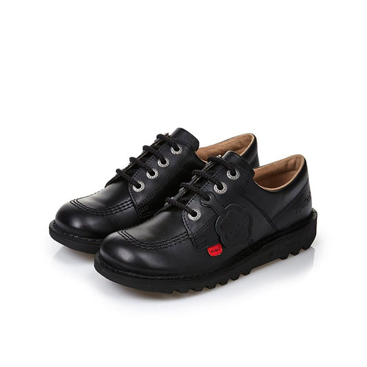 Kickers Kick Lo J/Y BLACK Leather Classic Shoe