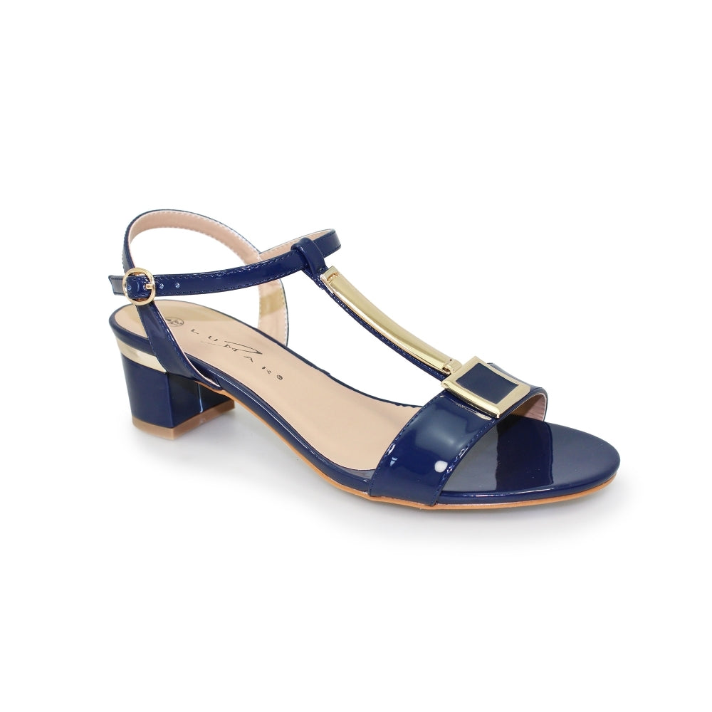 Lunar Sandal Blaze Navy Patent Sandal