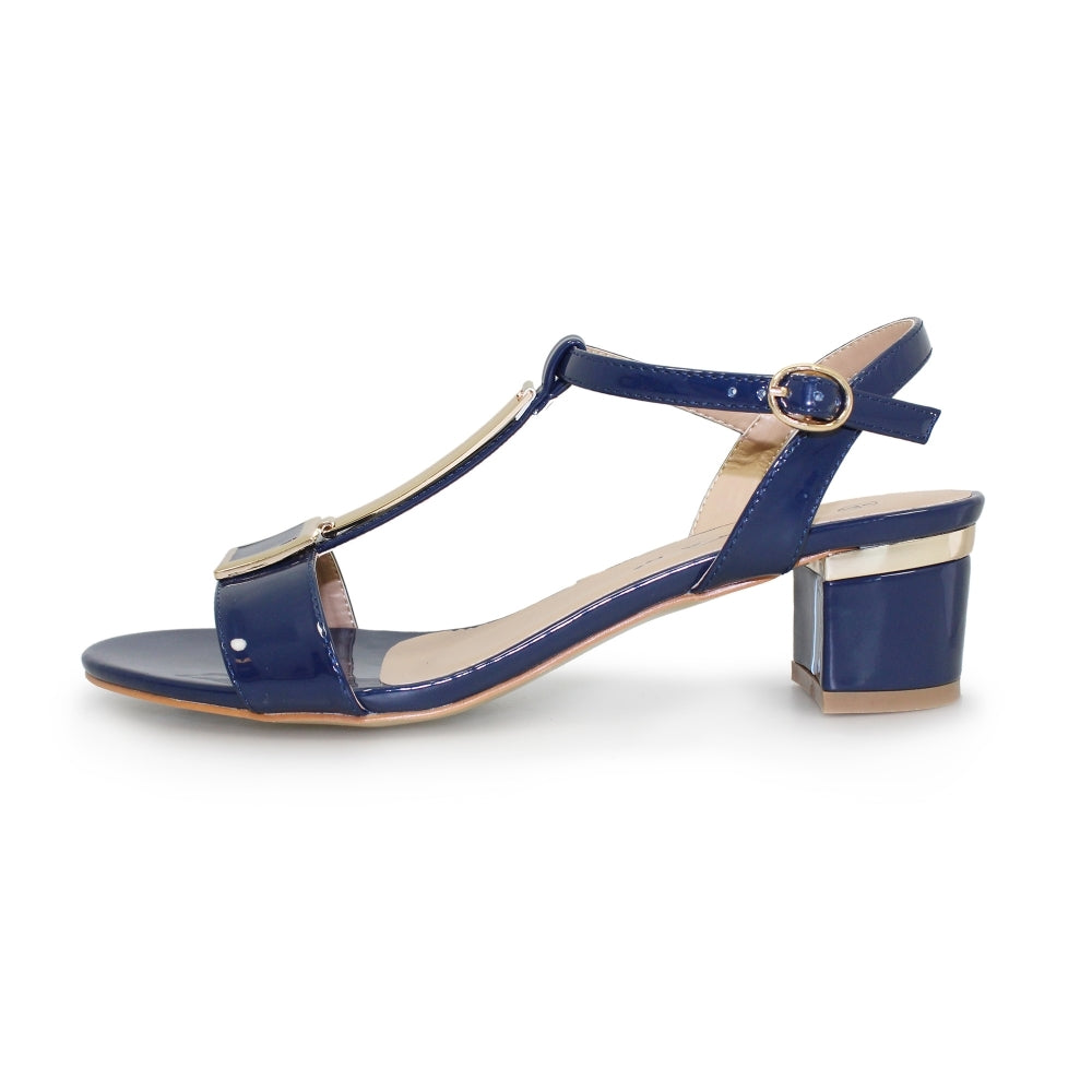 Lunar Sandal Blaze Navy Patent Sandal
