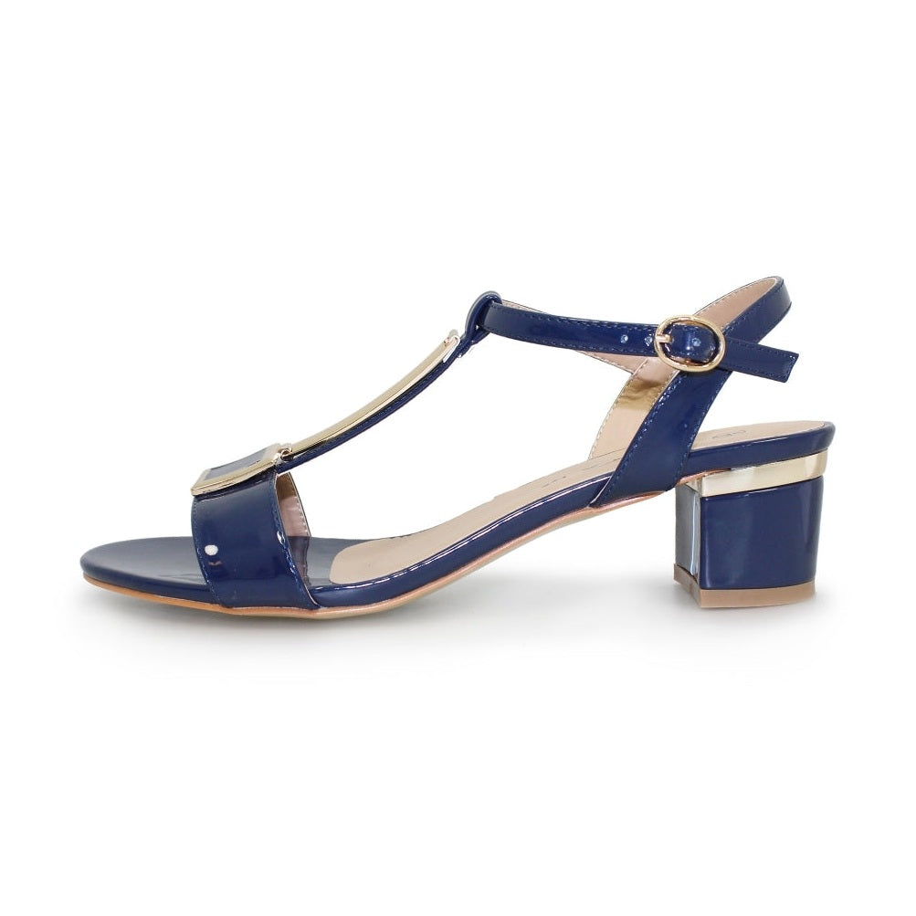 Lunar Occasion Sandal Blaze Navy Patent Sandal