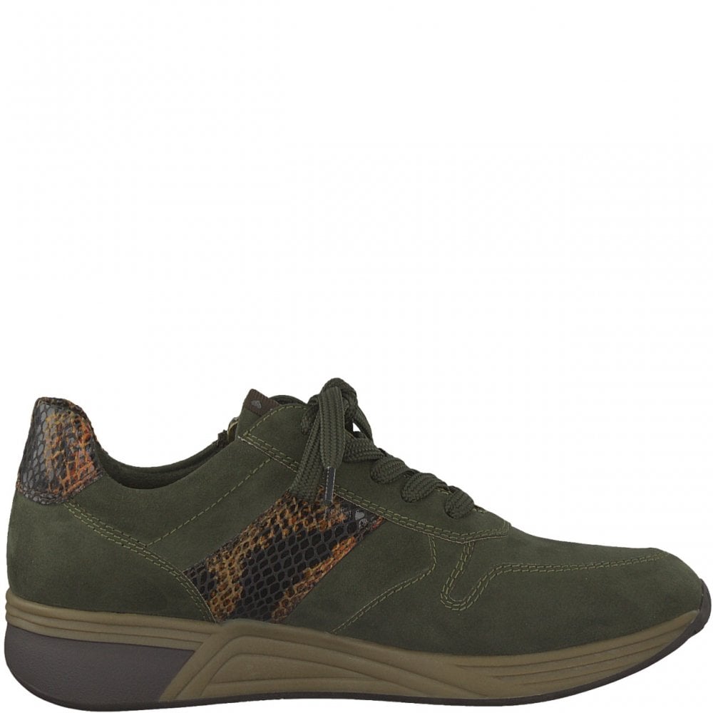 Marco Tozzi TRAINER KHAKI 23774 Vegan Friendly