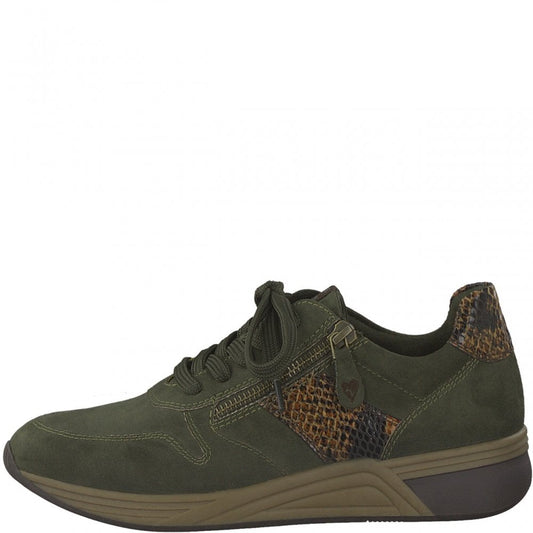 Marco Tozzi TRAINER KHAKI 23774 Vegan Friendly