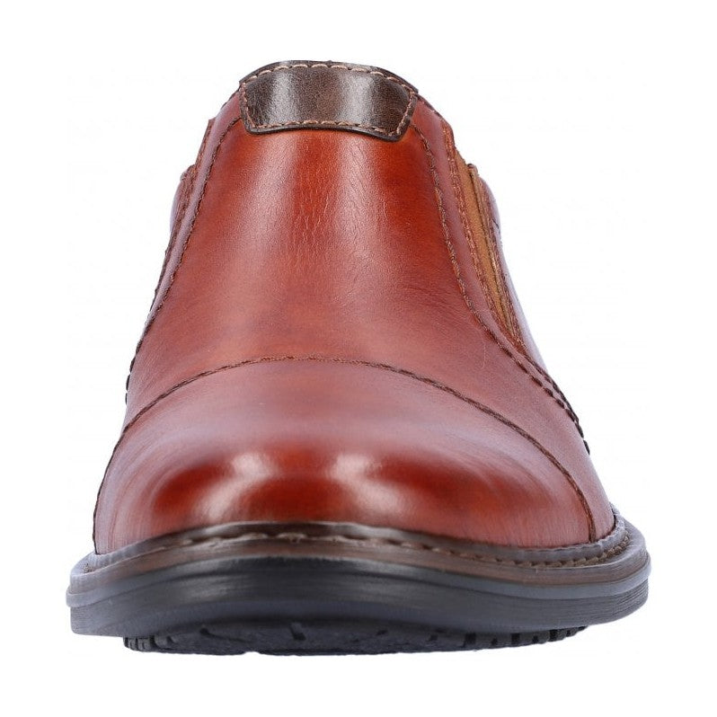 Rieker Men's Shoe 17659 Slip-on Leather Shoe PEANUT 17659-23