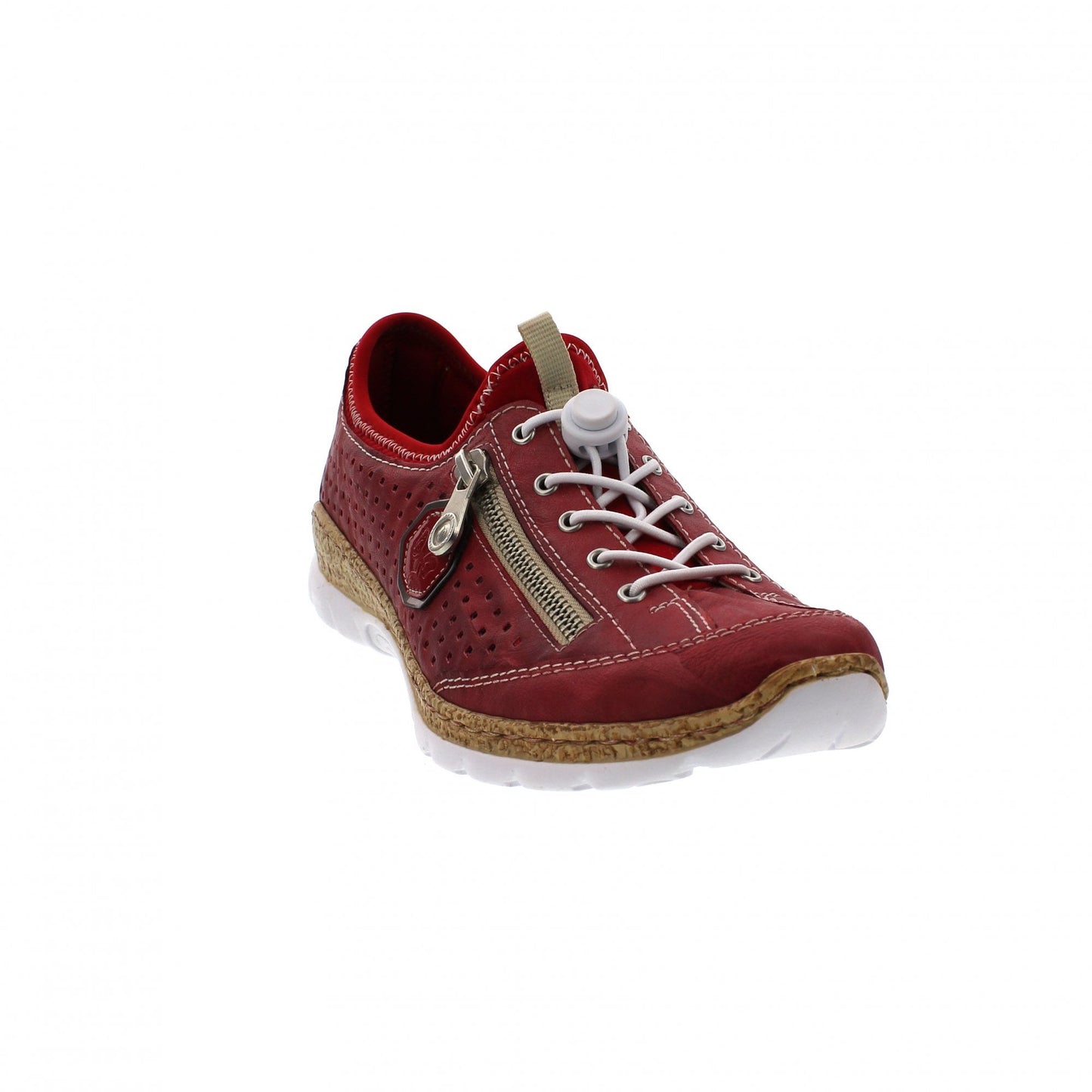 Rieker CASUAL SHOE RED SLIP ON N4296-35
