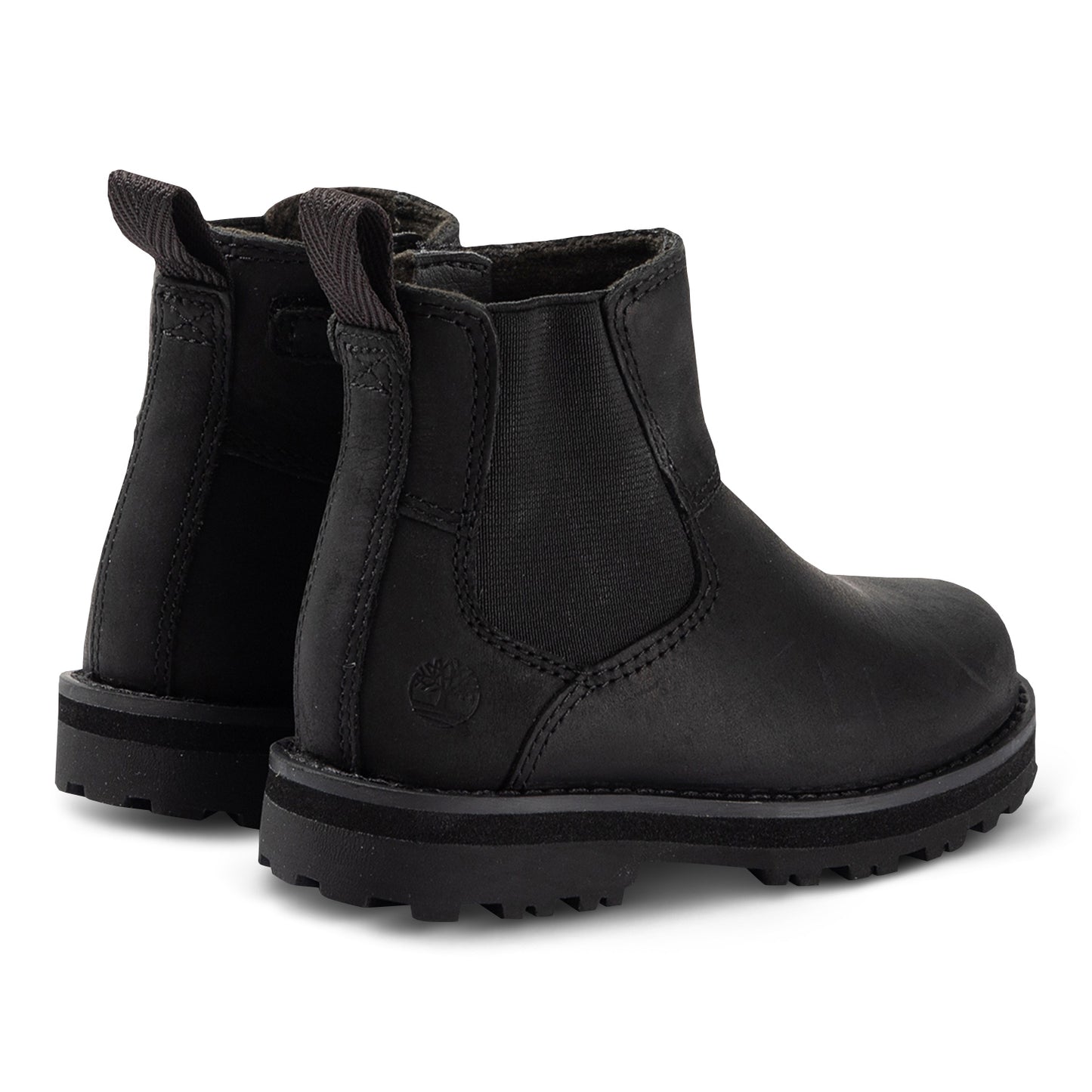 Timberland chelsea boot youth Courmakid BLACK leather A28QA