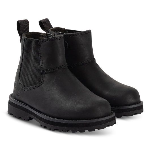 Timberland chelsea boot youth Courmakid BLACK leather A28QA