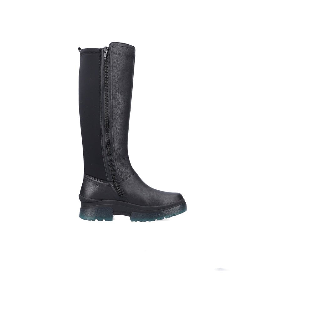 Rieker Evolution Ladies Knee Hi boot BLACK W0391-00