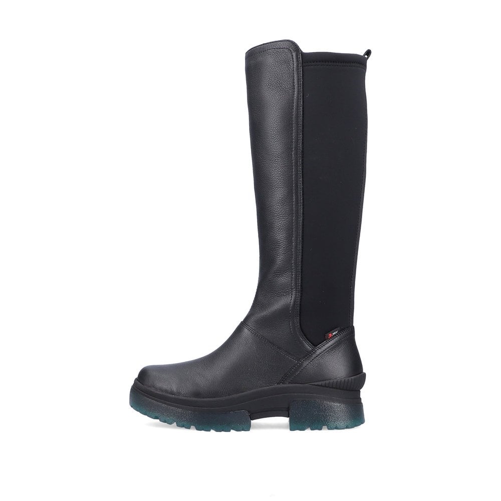 Rieker Evolution Ladies Knee Hi boot BLACK W0391-00