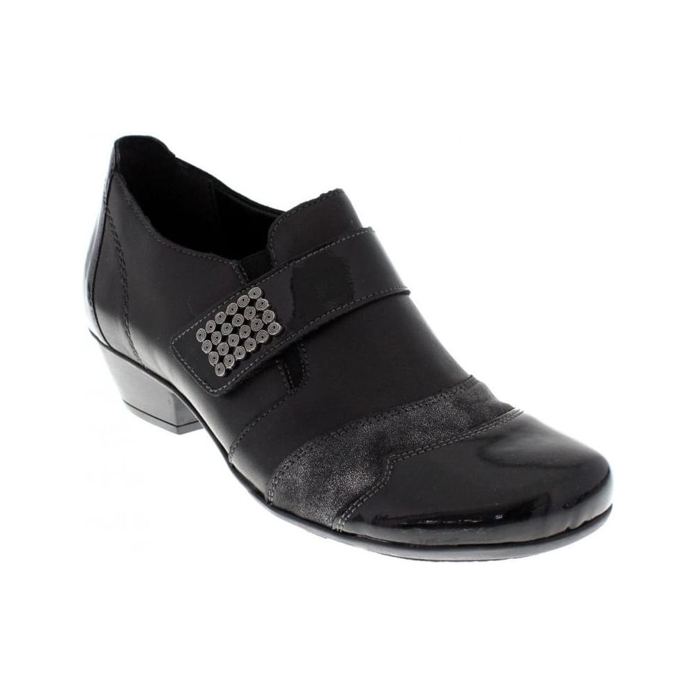 REMONTE D7333-01 LADIES BLACK COMBINATION SHOES