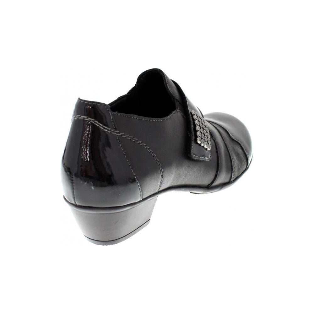 REMONTE D7333-01 LADIES BLACK COMBINATION SHOES