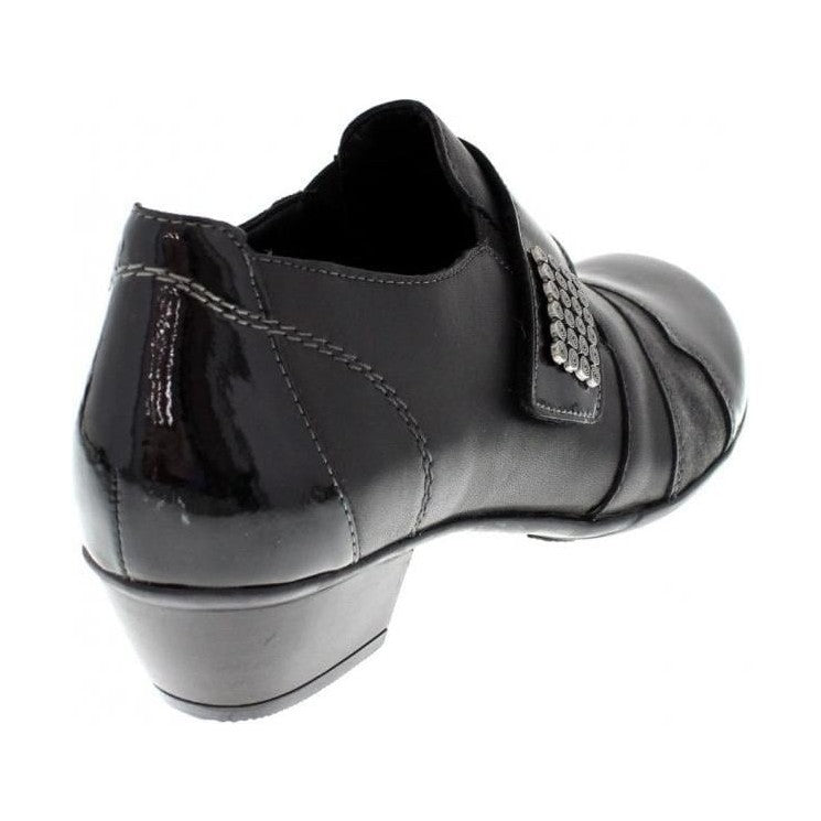 REMONTE D7333-01 LADIES BLACK COMBINATION SHOES