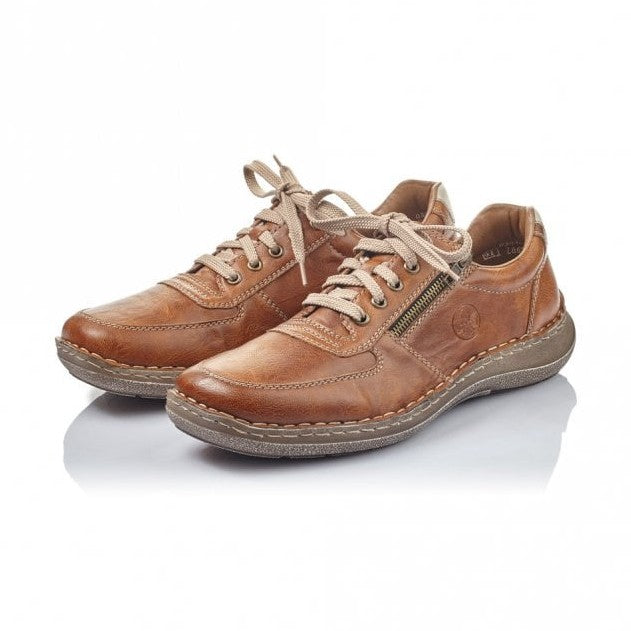 Rieker Men's Casual Shoe with Lace and Zip 03030-25