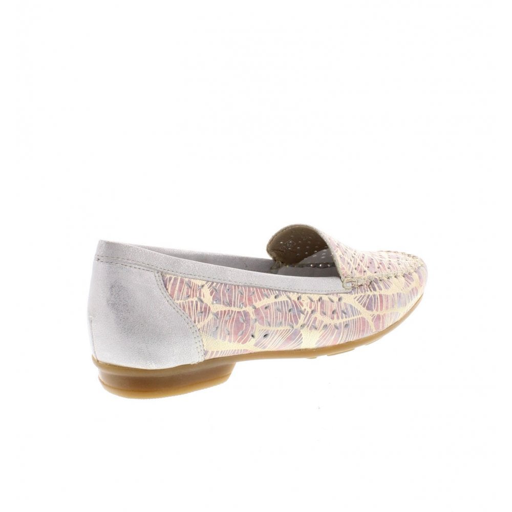 RIEKER Casual shoe 40086-90 in Metallic Combination