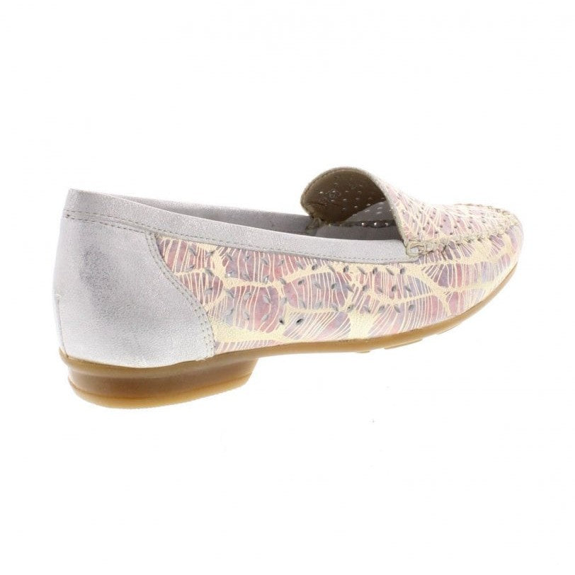 RIEKER Casual shoe 40086-90 in Metallic Combination