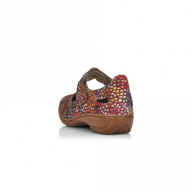 Rieker Casual Shoe 413G7-90 BEIGE MULTI