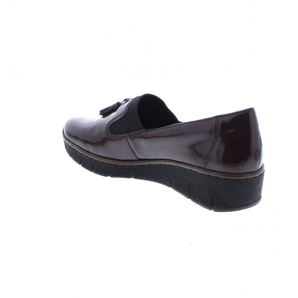 Rieker SHOES BURGANDY SLIP ON 53751-35